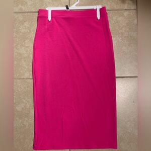 MOA USA Vibrant Pink Or White Pencil Skirt